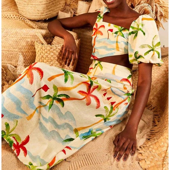 NWT | FARM Rio Copacabana Asymmetric Size XL - Picture 3 of 7